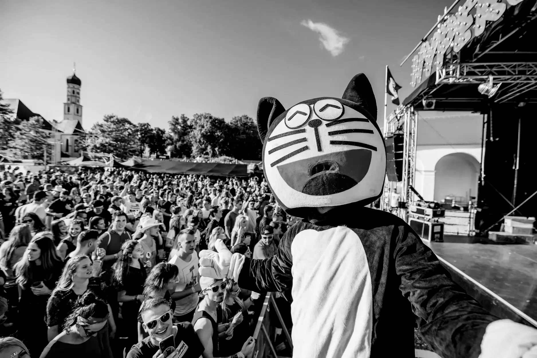 Hypercat auf dem Hypercat Festival Black White